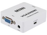 VGA2HDMI Mini VGA to HDMI 720P 1080P Scaler Box HDV M600 Audio Video Digital Converter Adapter for PC HDTV