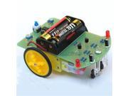 SuperiParts Science and technology of intelligent tracking tracing robot car electronic diy production suite reduction motor chassis wheel
