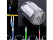 SuperiParts Genuine new temperature control three color faucet hot and cold LED luminous color changing water tap Temperature sensor