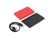 SuperiParts 1 pcs New USB 2.0 480Mbps Enclosure Case Box for Laptop 2.5 SATA Hard Drive Promotion