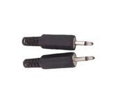 200pcs 3.5mm Mono Plug for 3.5mm Headphones Audio Speaker Cables Soldering