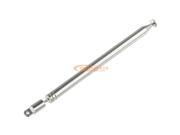 SuperiParts 1.2 m 1 m 2 120CM rod antenna telescopic antenna full frequency antenna in M3 flat head with teeth.