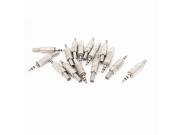 100PCS Silver METAL Stereo Male 2.5mm 3 pole Jack Plug Audio connector headphone earphones