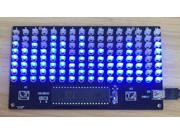 SuperiParts 51 single chip LED lamp music spectrum level indicator display electronic PCB production DIY board kit product
