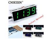 SuperiParts DIY clock Digital clock production suite voice timekeeping clock parts LED DIY SCM training electronic watch 4colors optional