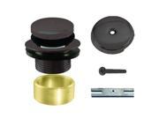 Tip Toe Universal Tub Trim with One Hole Faceplate in Oil Rubbed Bronze