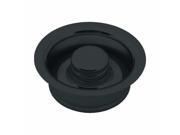 InSinkErator Style Disposal Flange and Stopper in Powdercoated Flat Black
