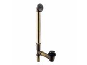 Tip Toe Bath Waste 22 in. Make Up 17 Ga. Tubing in Oil Rubbed Bronze