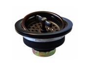 Wing Nut Style Large Kitchen Basket Strainer in Oil Rubbed Bronze