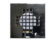 Square Shower Drain Cover in Polished Chrome
