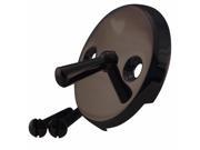 3 1 8 in. Two Hole Trip Lever Overflow Face Plate and Screws in Oil Rubbed Bronze