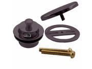 Twist Close Tub Trim Set with Floating Overflow Faceplate in Oil Rubbed Bronze