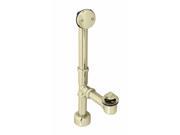 All Exposed Pull Drain Bath Waste 14 in. Make Up 17 Ga. Tubing in Polished Brass