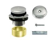 Tip Toe Universal Tub Trim with One Hole Faceplate in Polished Nickel