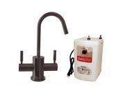 Contemporary 10 in. Hot and Cold Water Dispenser and Tank in Oil Rubbed Bronze