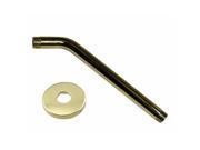 1 2 in. IPS x 10 in. Shower Arm in PVD Polished Brass