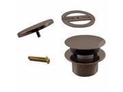 Mushroom Tip Toe Tub Trim Set with Floating Faceplate in Oil Rubbed Bronze