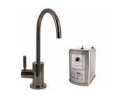 Premium Contemporary 9 in. Hot Water Dispenser and Tank in Oil Rubbed Bronze