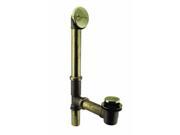 Tip Toe Bath Waste 14 in. Make Up 20 Ga. Tubing in PVD Polished Brass