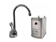 Develosah 2 Handle Hot and Cold Water Dispenser with Tank in Polished Chrome