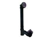 Twist Close Sch. 40 ABS Bath Waste with One Hole Elbow in Oil Rubbed Bronze