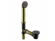 Beehive Grid Bath Waste 14 in. Make Up 17 Ga. Tubing in Oil Rubbed Bronze