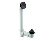 Twist Close Sch. 40 PVC Bath Waste with One Hole Elbow in Oil Rubbed Bronze