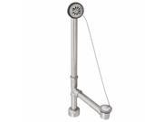 Chain Stopper All Exposed Bath Waste 22 in. Make Up in Polished Nickel