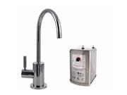 Premium Contemporary 9 in. Hot Water Dispenser and Tank in Polished Chrome