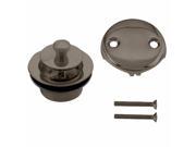 Twist Close Tub Trim Set with Two Hole Overflow Faceplate in Oil Rubbed Bronze