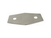 Two Hole Remodel Plate in Satin Nickel