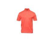 Tiger Woods Collection by Nike Orange Striped Polo Shirt Golf