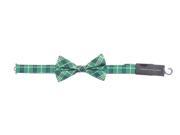 Tommy Hilfiger Men s Teal Plaid Pre Tied Bow Tie