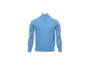 Tommy Hilfiger Light Blue Gradient Half Zip Sweater