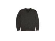 Club Room Gray Heather V Neck Sweater