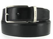 Lacoste Reversible Black Brown Smooth Leather Casual Belt