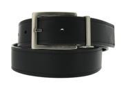 Michael Kors Reversible Synthetic Leather Brushed Buckle Dress Belt