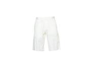 Calvin Klein White Flat Front Walking Shorts