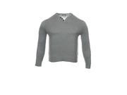 INC International Concepts Gray Heather Henley Sweater