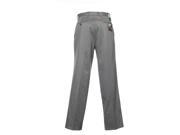 Dockers Signature Khaki Gray Flat Front Dress Pants