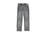 lee Blue Distressed Straight Leg Jeans