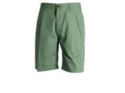 Izod SOHO Green Flat Front Walking Shorts