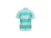 UPC 885398567980 product image for Rocawear Light Green Hawaiian Button Down Shirt Sport | upcitemdb.com
