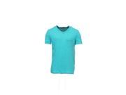 UPC 840108100895 product image for Cohesive & Co. Aqua Heather V-Neck T-Shirt | upcitemdb.com