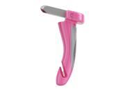 Car Cane 3 in 1 Mobility Aid with Seat Cutter and Built in Flashlight Pink