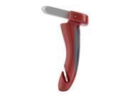 Car Cane 3 in 1 Mobility Aid with Seat Cutter and Built in Flashlight Red