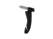 Car Cane 3 in 1 Mobility Aid with Seat Cutter and Built in Flashlight Black