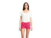 Women s Casual Summer Beach Lounge Shorts with Zipper Hand Pockets and Faux Back Pockets