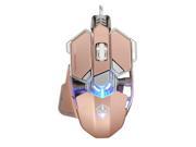 Wanmingtek Wired Gaming Mouse 9 Buttons 4 Colors Light 4000 Adjustable DPI Optical Gamer Mice Custom programmable Computer mouse Perfect For LOL Gamer Laptop Ga