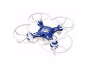 Wanmingtek FQ777-124 2.4HGZ Mini Quadcopter Micro Pocket Drone 4CH 6Axis Gyro Switchable Controller RC Helicopter Kids Toys (Blue)